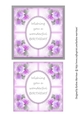 Misty Rose Corner Card Topper - Orchid