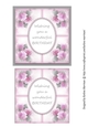 Misty Rose Corner Card Topper - Rose