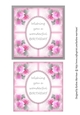 Misty Rose Corner Card Topper - Pink