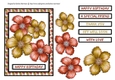 Simply Floral Card Topper - Yellow and Orange