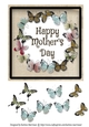 Butterfly Ring Card Topper - Brown - Mothers Day