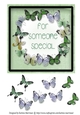 Butterfly Ring Card Topper - Green - Someone Special