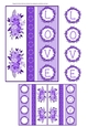 Love Wreath Card Topper Purple