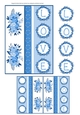Love Wreath Card Topper - Light Blue