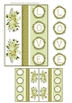 Love Wreath Card Topper - Olive