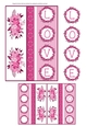 Love Wreath Card Topper - Pink