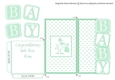 Baby Block Money, Voucher Pocket/Wallet/Envelope - Green