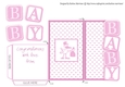 Baby Block Money, Voucher Pocket/Wallet/Envelope - Pink