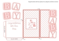 Baby Block Money, Voucher Pocket/Wallet/Envelope - Apricot