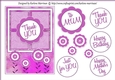 Scrapbook Look Card Topper - Pink