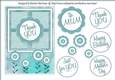 Scrapbook Look Card Topper - Turquoise