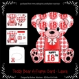 Laura - A Frame Teddy Bear Card - 18th Birthday