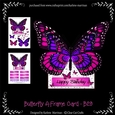 Monarch Butterfly Shaped A Frame Card - B29