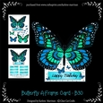 Monarch Butterfly Shaped A Frame Card - B30