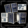 Wedding Pocket Concertina Card - Blank