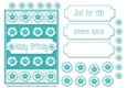 Lots of Flowers Topper - Turquoise