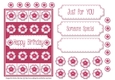 Lots of Flowers Topper - Rose Red