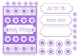 Lots of Flowers Topper - Mauve