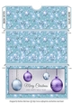 Christmas Hanging Balls Money/Voucher Pocket/Wallet/Envelope - Blue
