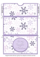 To My Daughter at Christmas Money/Voucher Wallet/Pocket/Envelope - Mauve