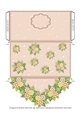 Floral Generic Money/Voucher Gift Wallet/Pocket/Envelope - Peach