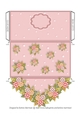 Floral Generic Money/Voucher Gift Wallet/Pocket/Envelope - Pink