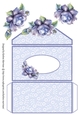 A Simple Rose Money/Voucher Wallet/Pocket/Envelope - Purple