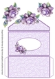 A Simple Rose Money/Voucher Wallet/Pocket/Envelope - Mauve