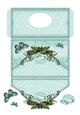 Butterfly Floral Money/Gift/Voucher Pocket/Wallet/Envelope - Mint Green