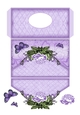 Butterfly Floral Money/Gift/Voucher Pocket/Wallet/Envelope - Mauve