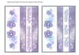 Duo Card Toppers - Mauve - Purple
