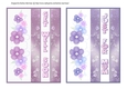 Duo Card Toppers - Pink - Purple