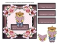 Beary Happy Birthday or Happy Valentines Day Card Topper