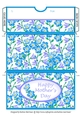 Lilac and Blue Mothers Day Money/Voucher Wallet/Pocket/Envelope