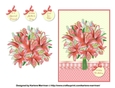 Lillies of Love Peach Card Topper