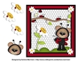 Little LadyBug in the Garden Card Topper