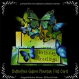 Butterflies Galore Mountain Fold Card