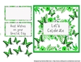 Butterflies in Green Card Topper