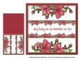 Flower Border Card Topper plus Gift Card