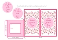 Spring Floral Gift Voucher/Money Wallet/Pocket - Pink