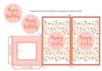 Spring Floral Gift Voucher/Money Wallet/Pocket - Apricot