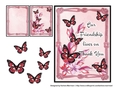 Butterfly Friendship Card Topper & Gift Tag