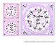 Circular Wreath Card Topper & Gift Card -