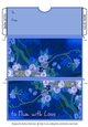 Blue Blooms Money/Voucher Wallet/Pocket/Envelope