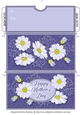 Daisy Purple Mothers Day Money/Voucher Wallet/Pocket/Envelope