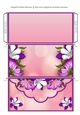 Floral Edge Voucher/Money Wallet/Pocket Envelope - pink