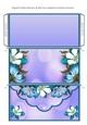 Floral Edge Voucher/Money Wallet/Pocket Envelope - Purple