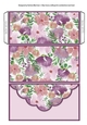 Flowers Galore Voucher/Money Wallet/Pocket Envelope - Rose