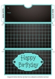 Lattice Voucher/Money Wallet/Pocket Envelope - Aqua