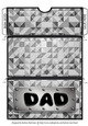 Male Metal Voucher/Money Wallet/Pocket Envelope - Dad